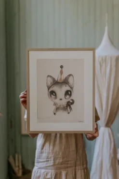 MRS MIGHETTO - Dear Meow juliste 50x70