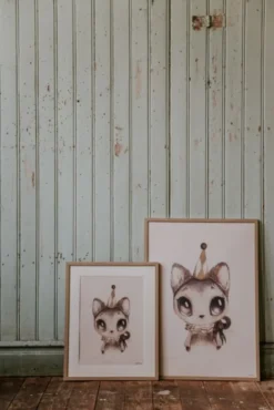 MRS MIGHETTO - Dear Meow juliste 30x40