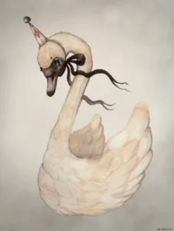 MRS MIGHETTO DEAR SWAN 40x50