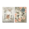 MRS MIGHETTO - onnittelukortti 2-pack - ROSES