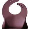 MUSHIE silikoninen ruokalappu (dusty rose)