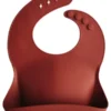 MUSHIE silikoninen ruokalappu (raw sienna)