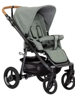 Naturkind Lux Evo yhdistelmävaunut Solight Ecco renkailla, Jade