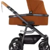 Naturkind Lux Evo yhdistelmävaunut Solight Ecco renkailla, Terracotta
