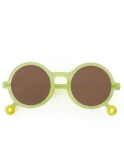 Olivio&Co Lasten Aurinkolasit Kids 3-5v, Round Lime Green