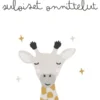 Onnittelukortti kirahvi - suloiset onnittelut