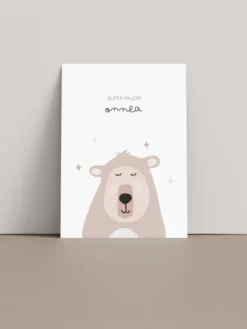 Onnittelukortti nalle - super paljon onnea