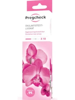 PREGCHECK Ovulaatiotesti liuska 10 kpl