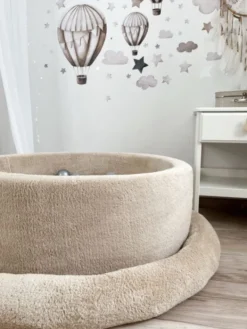 Pehmeä pallomeri + pallot (valitse värit), Teddy Beige