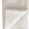 Pehmeä teddy peitto 100×75 cm, white