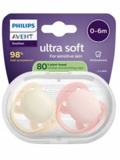 PHILIPS AVENT - tutti Ultra Soft 0-6kk, rosa/vanilja