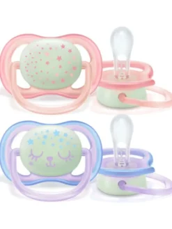 PHILIPS AVENT Pimeässä hohtava Night Ultra Air yötutti 0-6kk (tyttö) 2kpl |