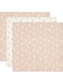 Jollein Puuvilla harsosetti 3-pack Twig - Wild Rose