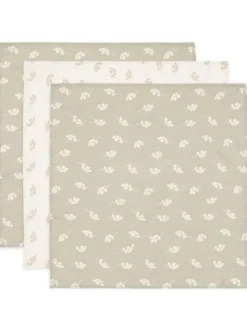 Jollein Puuvilla harsosetti 3-pack Twig - Olive Green