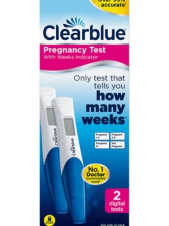 Raskaustesti Clearblue Digital viikkonäytöllä 2kpl