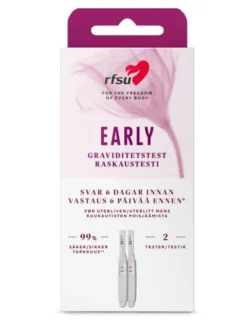 RFSU Raskaustesti puikko 2kpl -testaa varhain