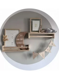 Rosini baby & kind design Rosini puinen kirjaintaulu, kuu