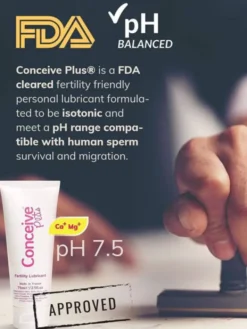 Sasmar Conceive plus siittiöystävällinen liukuvoide 75ml