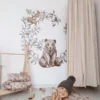 Seinätarra 140cm, Circle Forest Animals 1