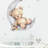 Seinätarra 100cm, Teddy Bear on the Moon