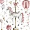 Seinätarra Setti 140x140cm, Circus