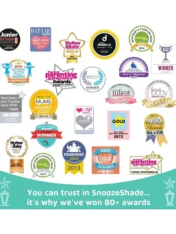 SnoozeShade Original Deluxe – vaunujen pimennyssuoja