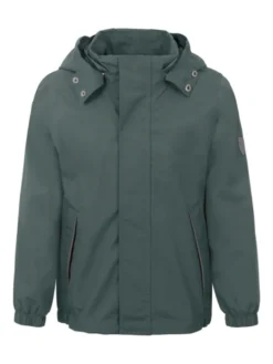 T2HPlain rain set with fleece, green koko