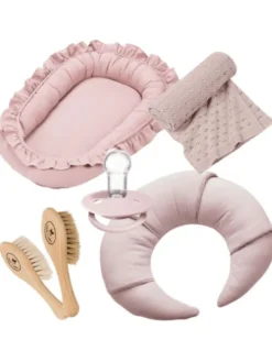 COTTON & SWEETS Vastasyntyneen Maxi set, blush