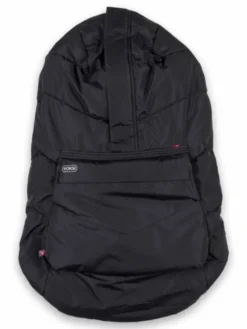 Voksi Carrier Cover – Kantorepun lämmin tuulisuoja vauvalle, Black