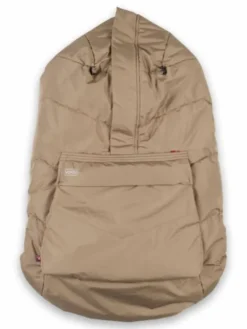 Voksi Carrier Cover – Kantorepun lämmin tuulisuoja vauvalle, Dark Sand