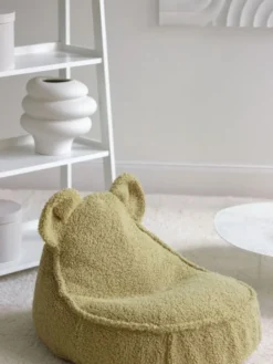 WIGIWAMA - Lasten säkkituoli Teddy Matcha Bear