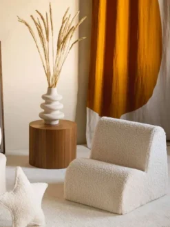 WIGIWAMA - Lasten tuoli Cloud Teddy Cream White