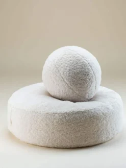 WIGIWAMA - Rahi Ottoman Teddy Cream White